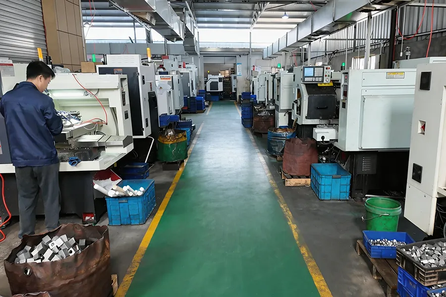 Ball valve CNC machining workshop