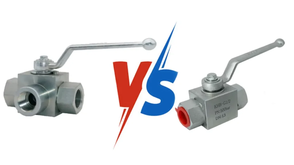 2 way vs 3 way hydraulic ball valves