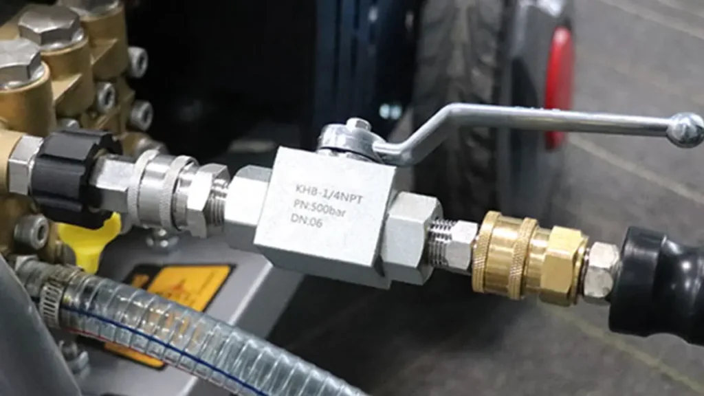 ball valve installation
