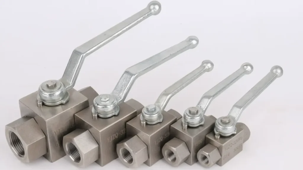 high pressure ball valve size