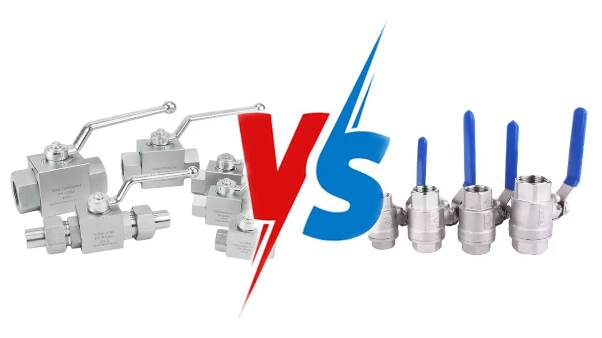 high pressure vs low pressure ball valves