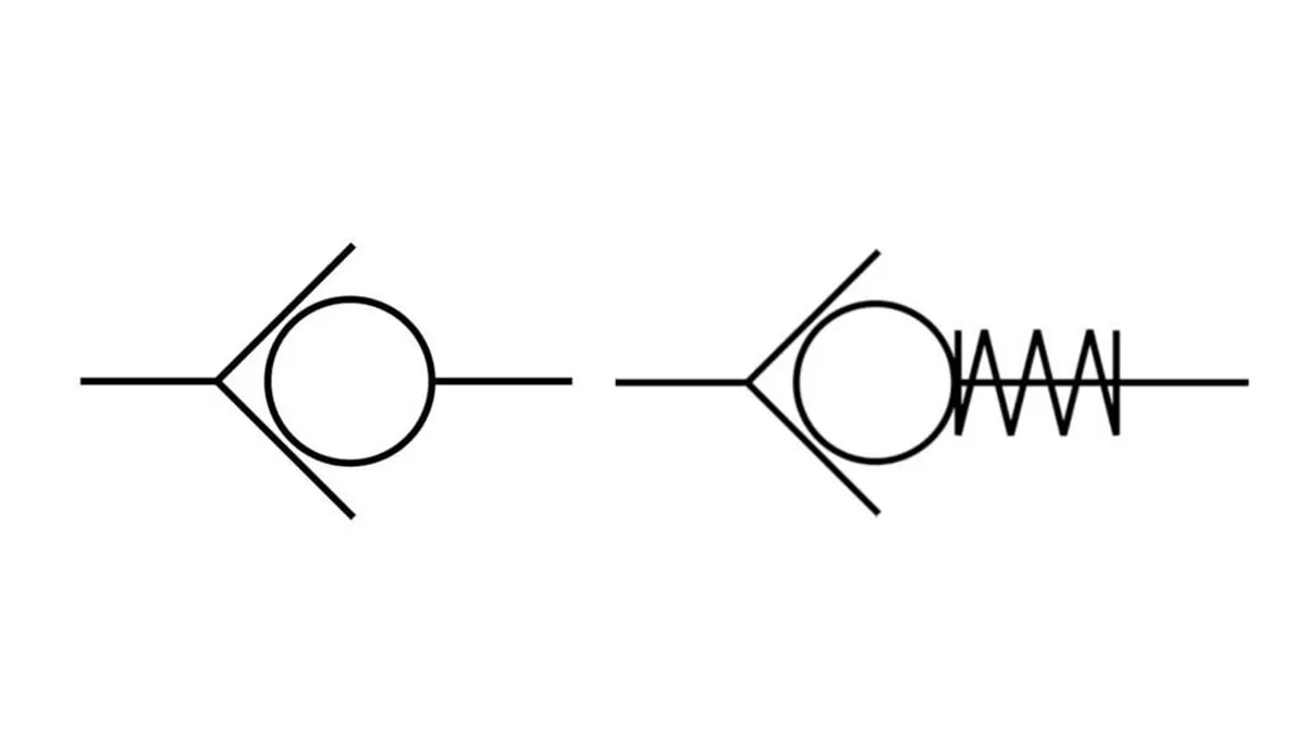 hydraulic check valve symbol