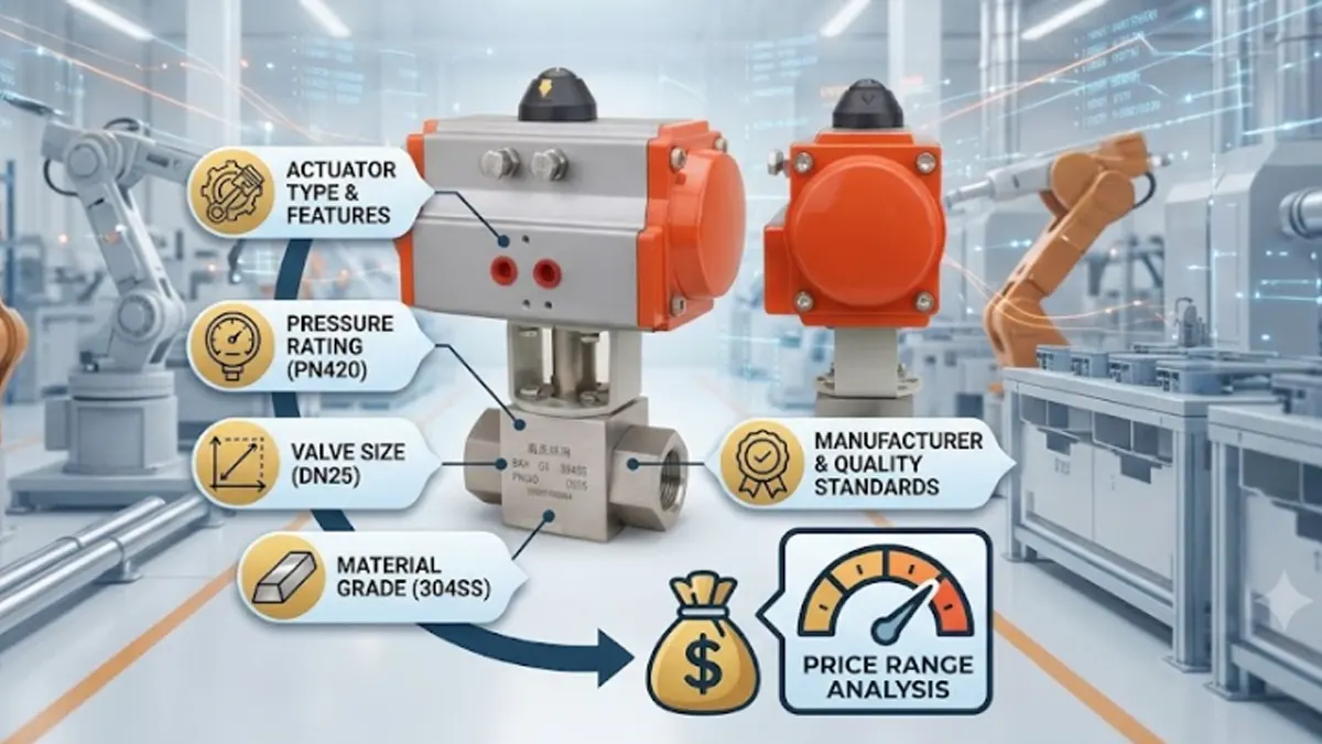 pneumatic ball valve price