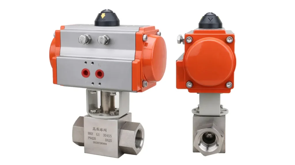what is a pneumatic ball valve