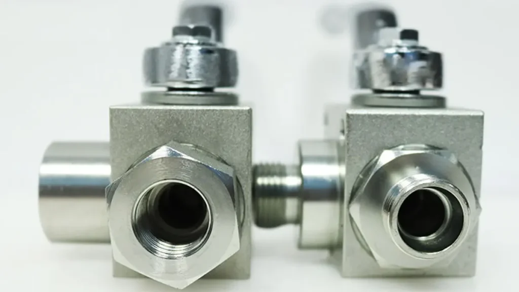 hydraulic ball valve connection types