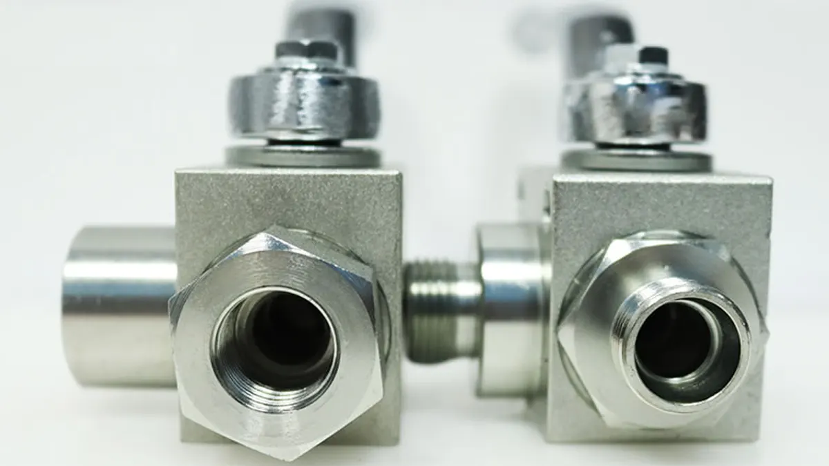 hydraulic ball valve connection types