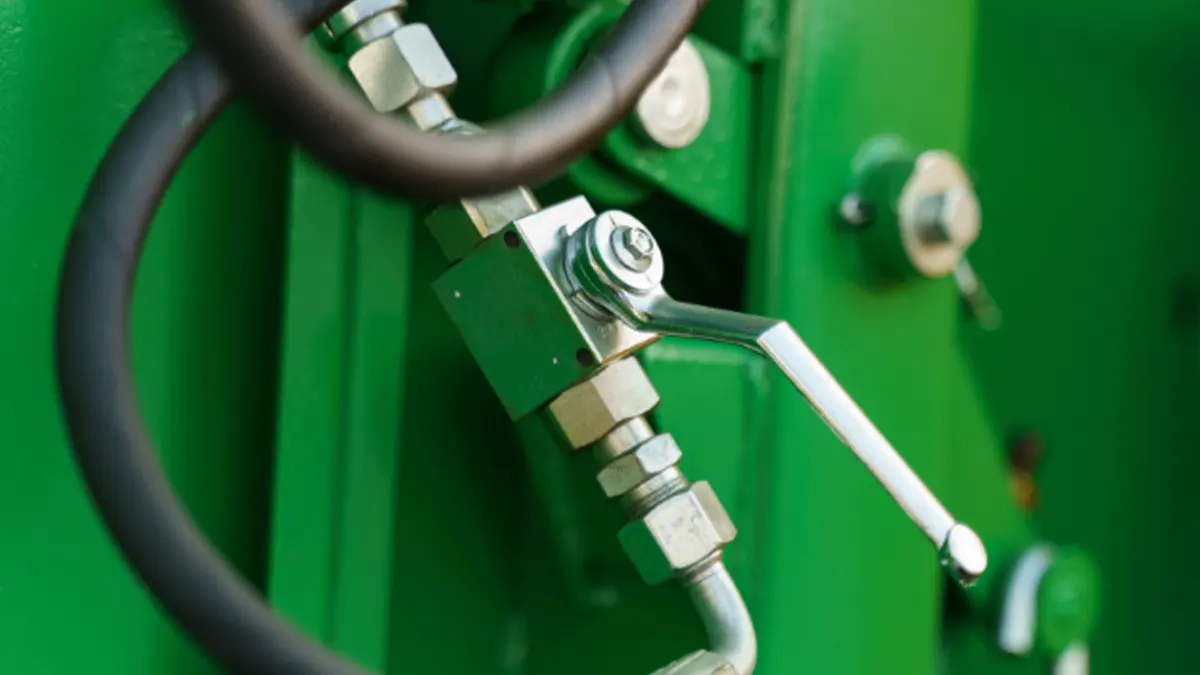 hydraulic shut off valve function