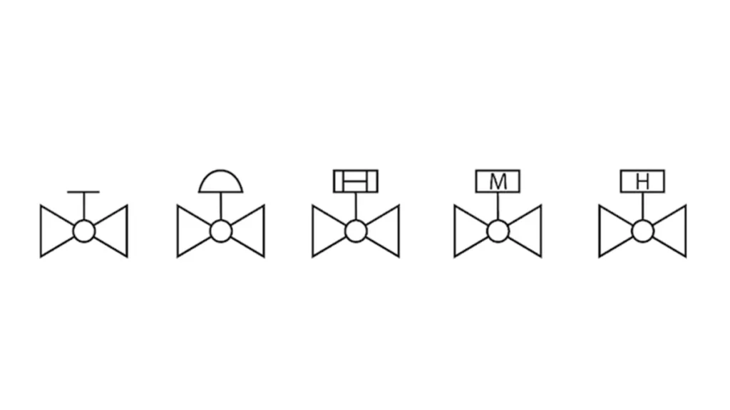 hydraulic shut off valve symbol