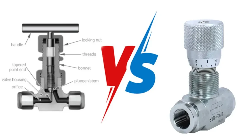throttle valve vs flow control valve