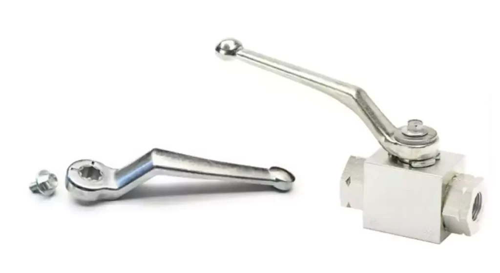 hydraulic ball valve handle