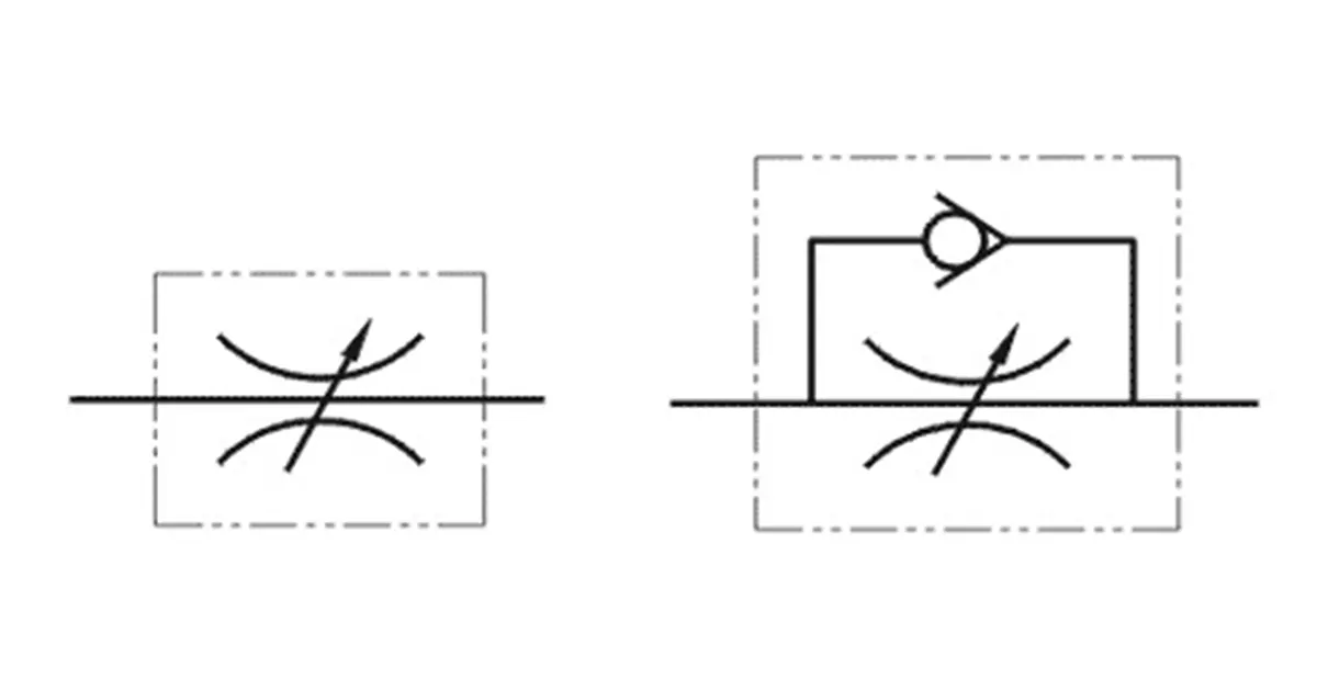hydraulic throttle valve symbol