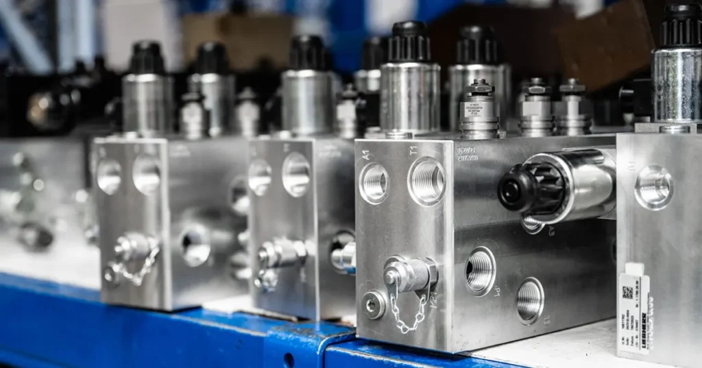 hydraulic valve machining