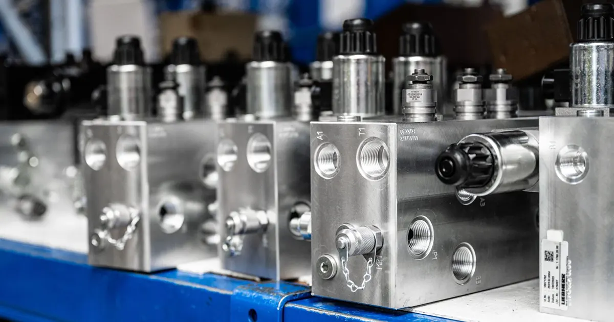 hydraulic valve machining