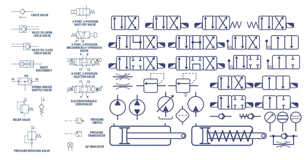 hydraulic valve symbols
