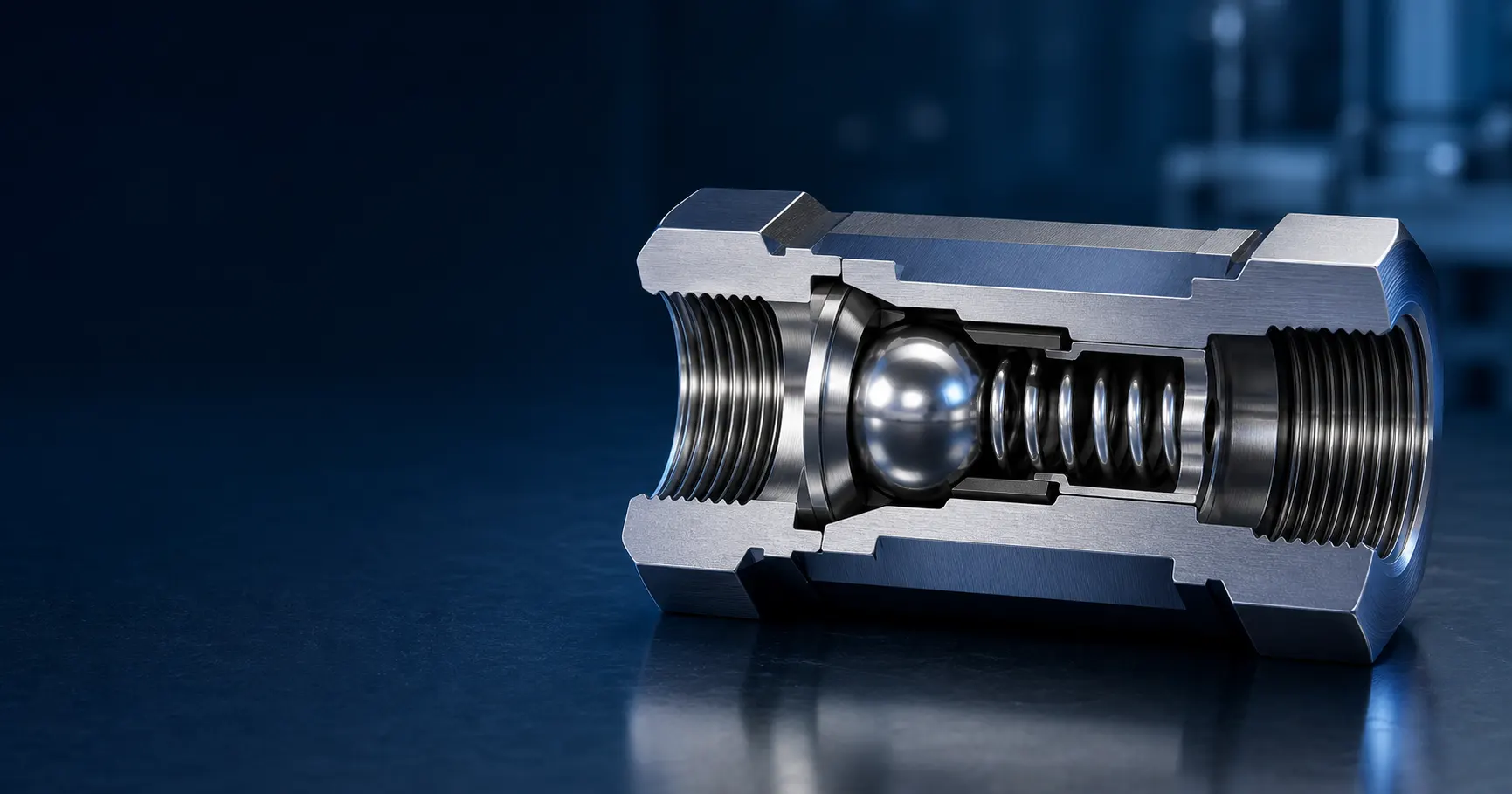 what is a ball check valve cover