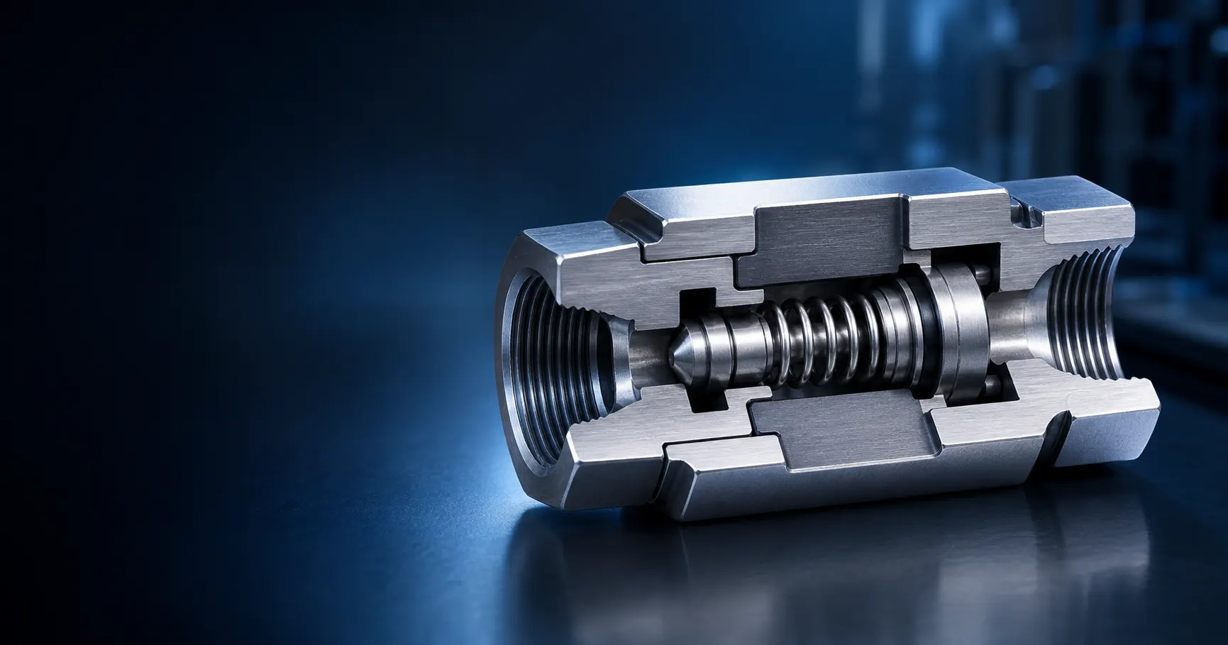 what is a spring check valve cover