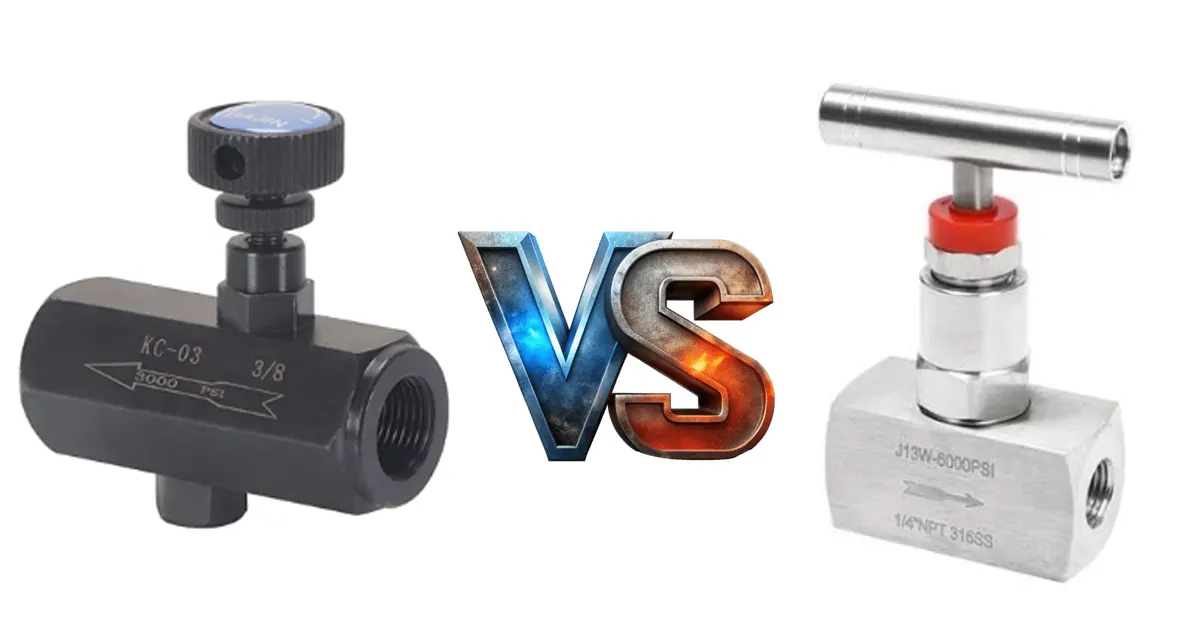 throttle valve vs needle valve